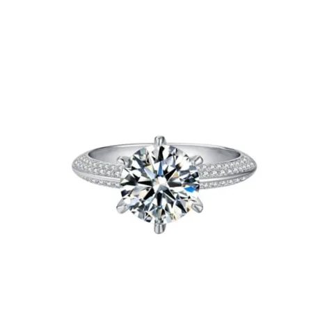 Anillo De Compromiso Plata Modelo 355