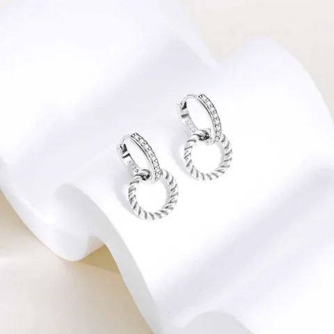 Arete Argollas de Plata 925 Modelo Osiris