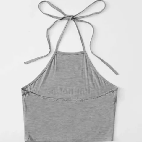Polo Top de cuello con Estampado de Slogan