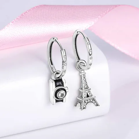 Pendientes Aretes de Plata 925 Modelo París