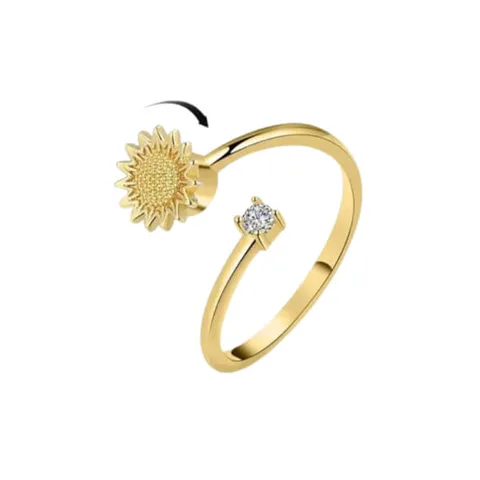 Anillos Girasol Redimensionables & Giratorios