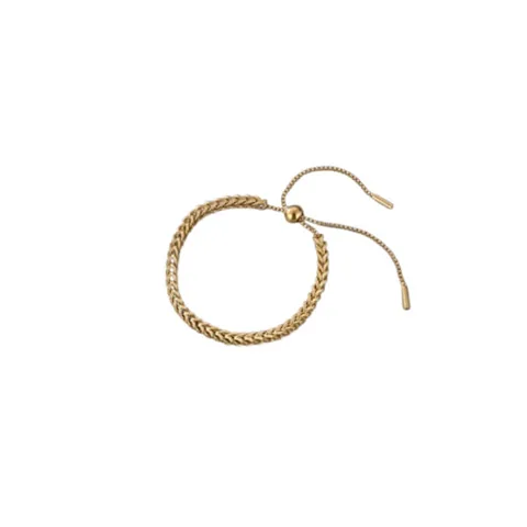 Pulsera Dorada Unisex Trenzada