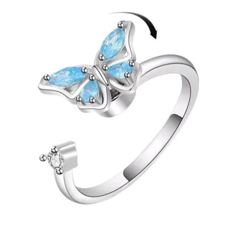 Anillos Mariposa Redimensionables  y Giratorios