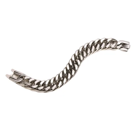 Pulsera Cubana para Hombre Modelo Titán x 10 mm de Ancho