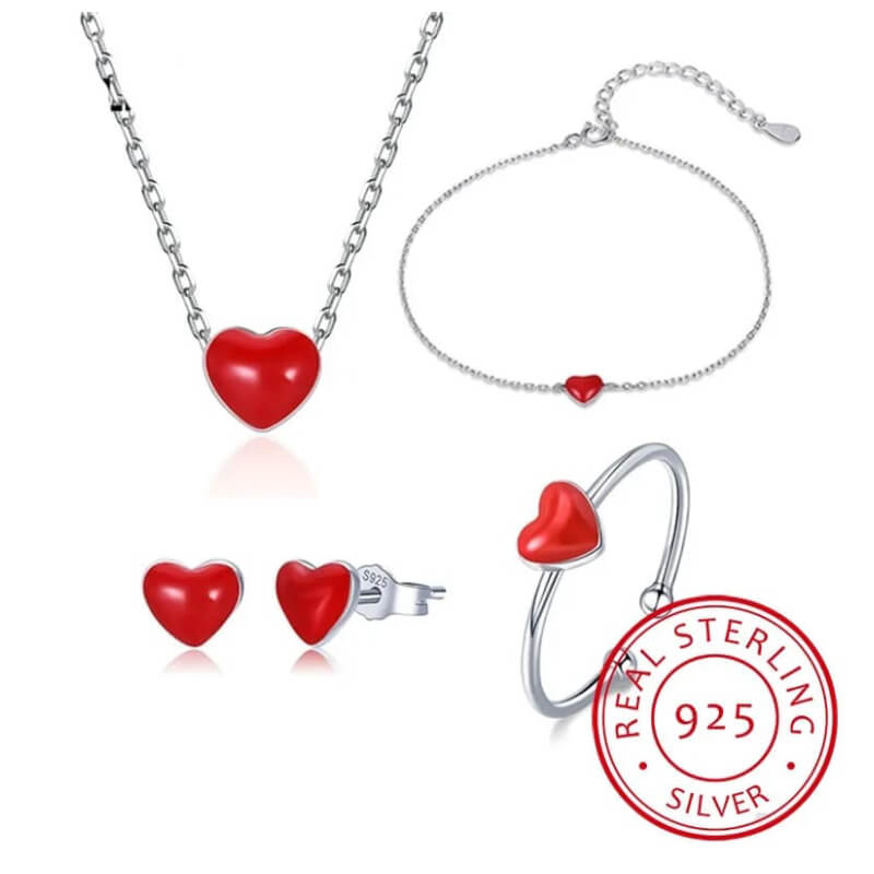 Conjunto de Joyas Modelo Love