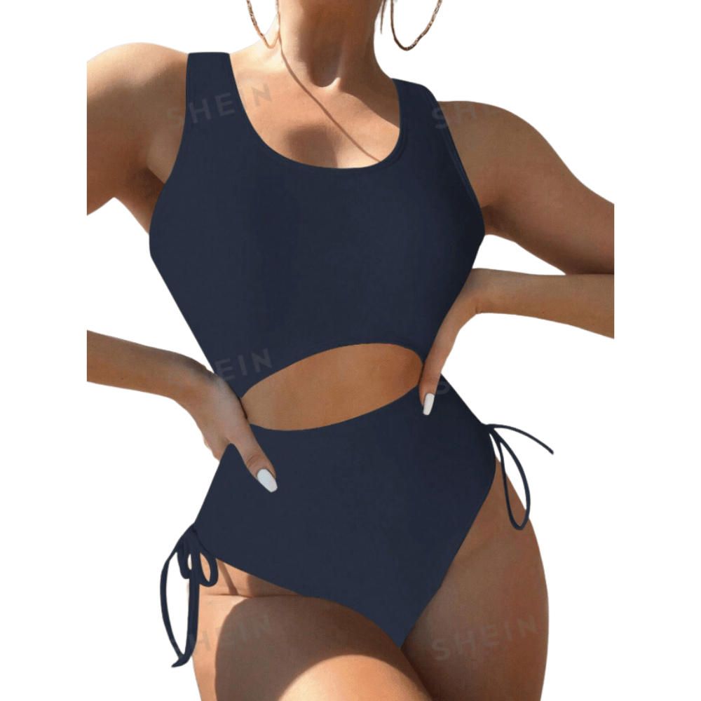 Ropa de Baño de 1 Pieza con Pasadores Laterales