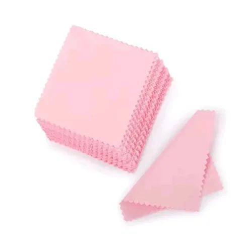 Paños de Franela Premium para Limpieza de Joyas x 50 Uds