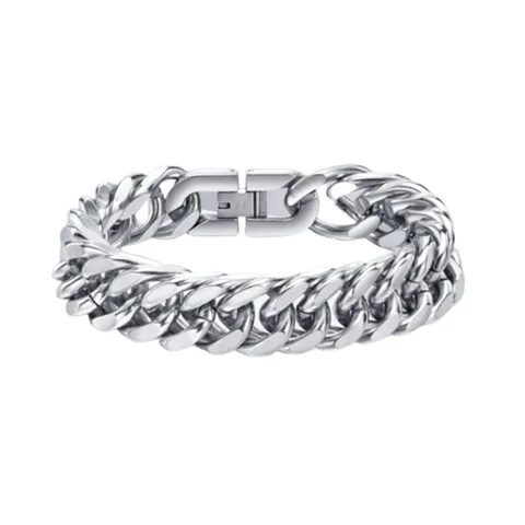 Pulsera Cubana para Hombre Modelo Titán x 10 mm de Ancho