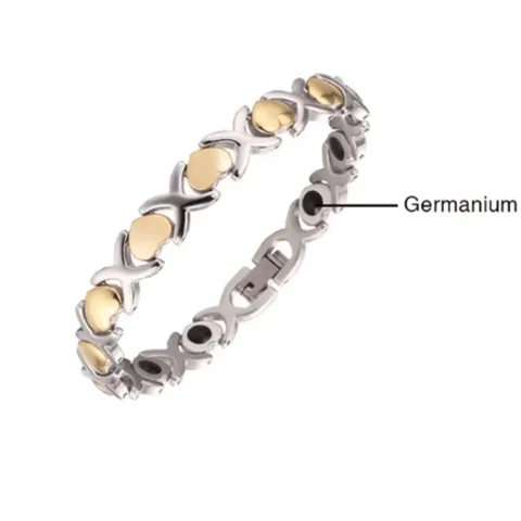Pulsera Magnética Funcional Titanio con Germanio YSMGB-112